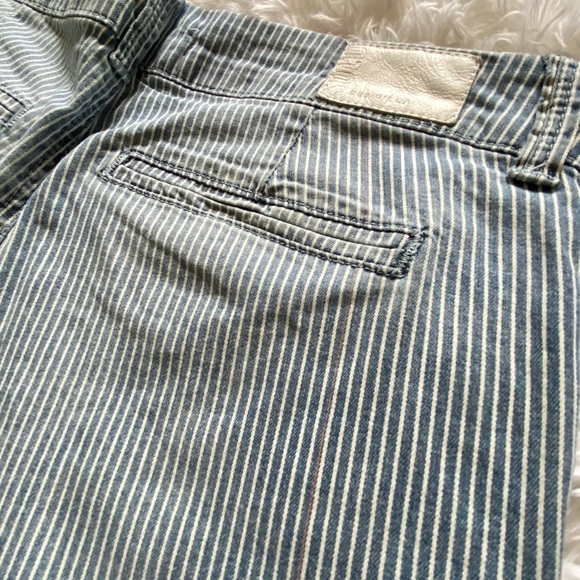 Design Lab company vintage blue and white cotton striped pants, women’s size 26 - Picture 14 of 16